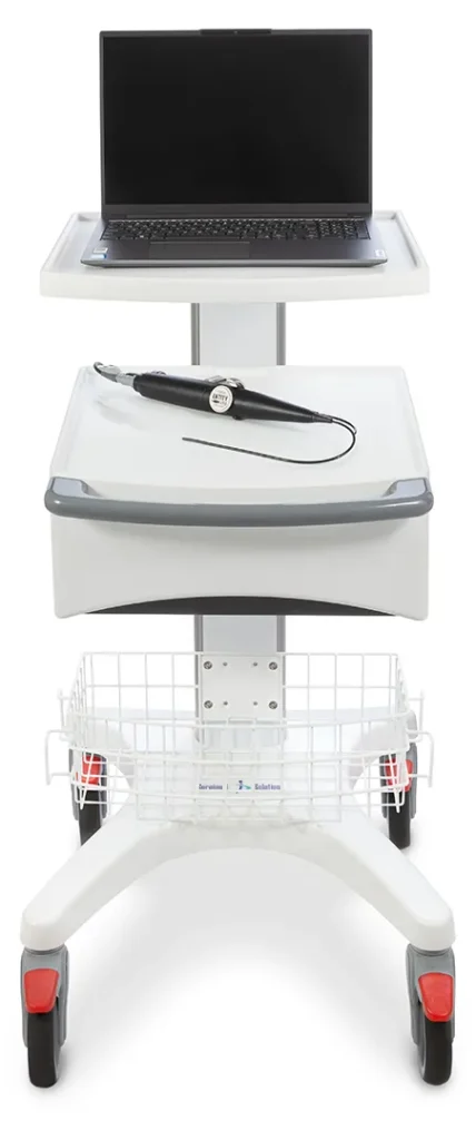 ENTity USB Videoscope on Short Cart